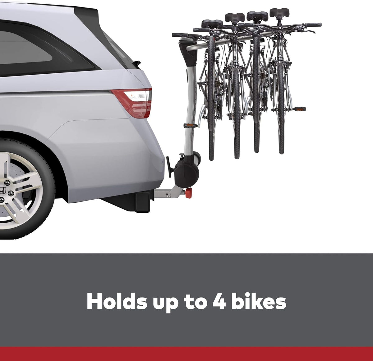 Swing Hitch Bike Rack, 4 Bike Capacity Z24100