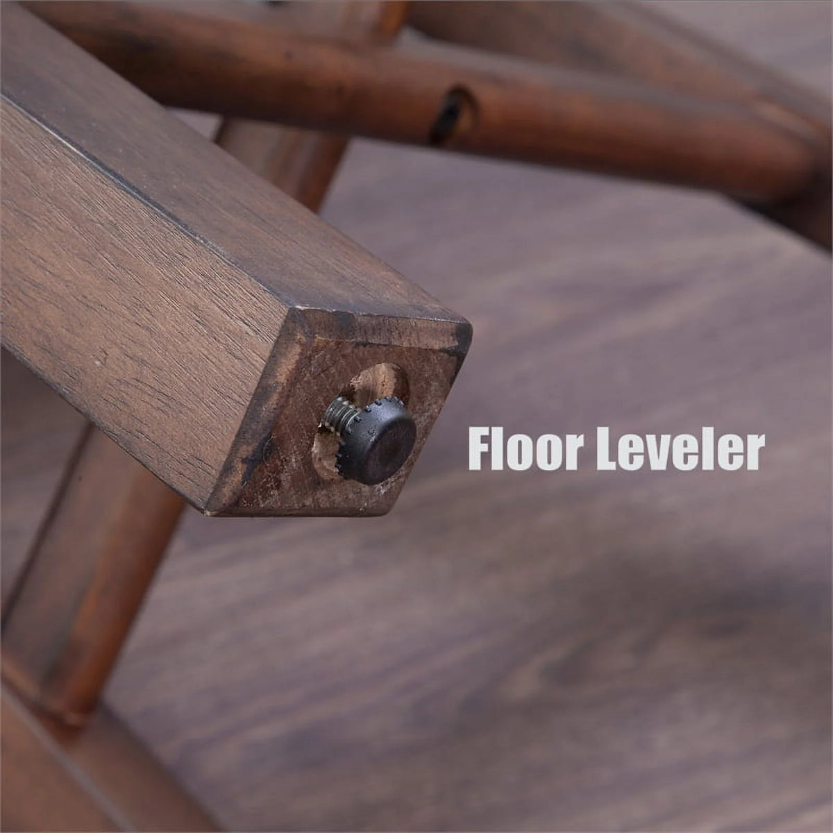 Burnt Caramel Finish Wood End Table D3158