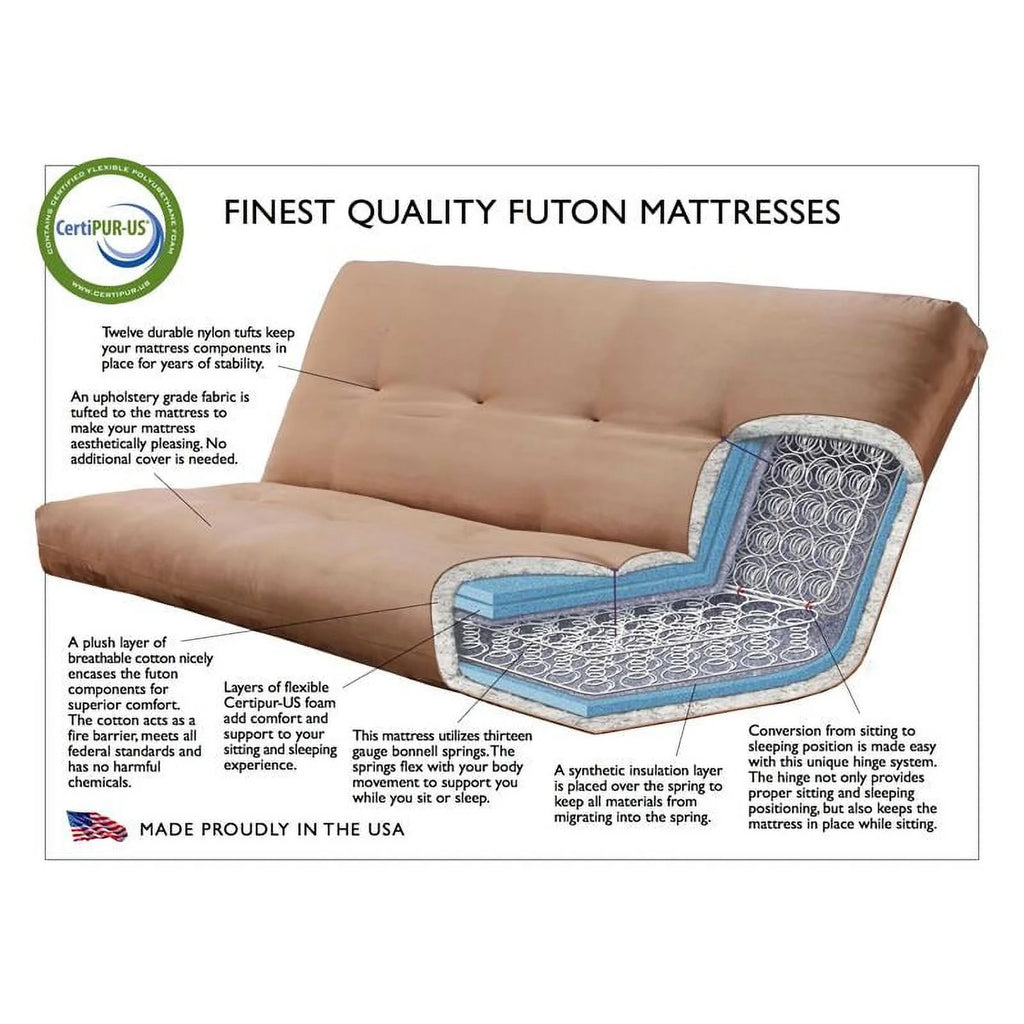 Blue Linen Fabric Mattress Frame R4469