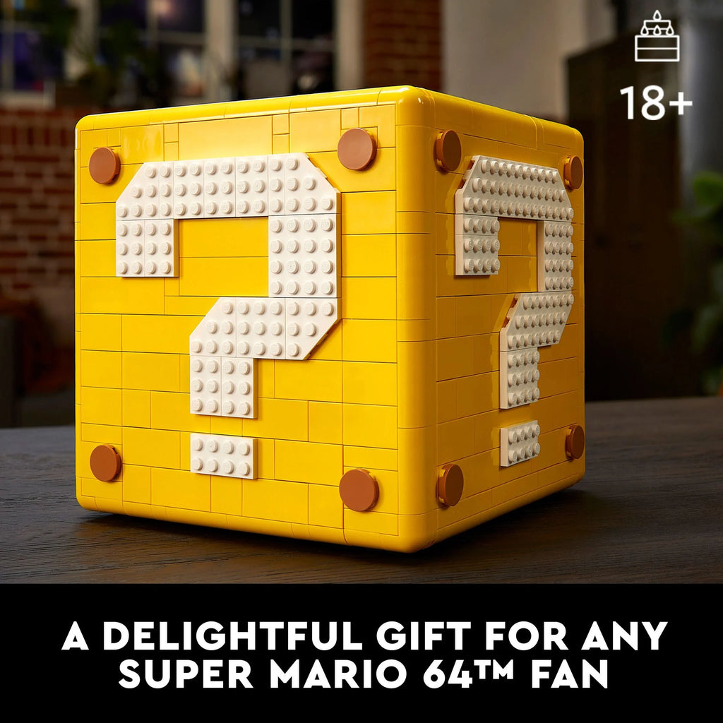 Super Mario 64 Question Mark Block 3D Model Set F539