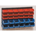 30-Bin Wall-Mount Parts Rack N607