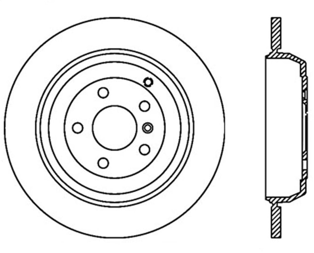 Slotted & Drilled Sport Brake Rotor Y574996
