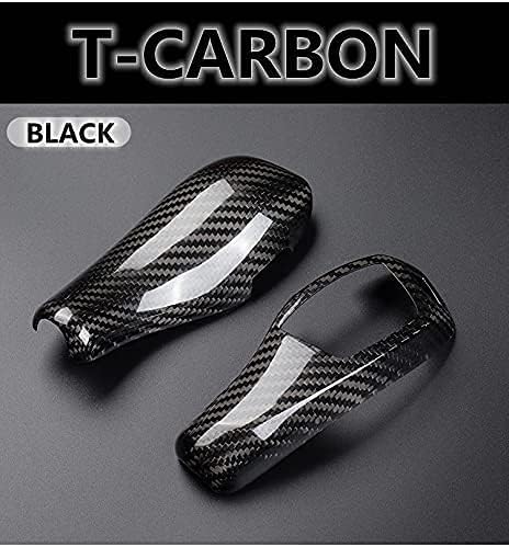 Real Carbon Fiber Gear Shift Knob Black Pack of 2 I894
