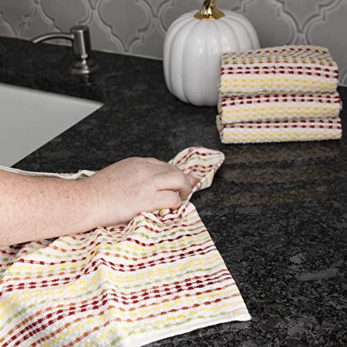 Red-Green 4 Towel Set H39001