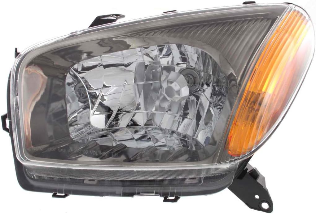 Black Bezel Headlight Assembly Pair for Toyota RAV4 S4443