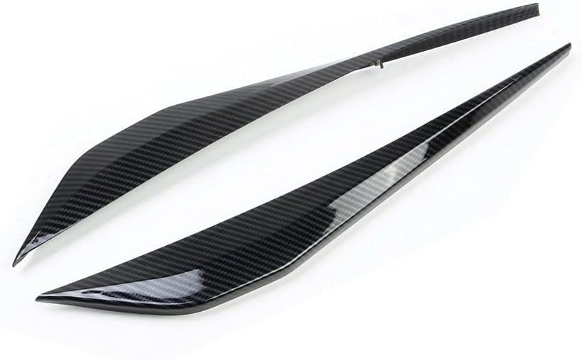 Carbon Fiber Look Cover Trims Front Bumper Bottom Corner for 2014 2015 2016 2017 2018 Chevrolet Corvette C7 E5187