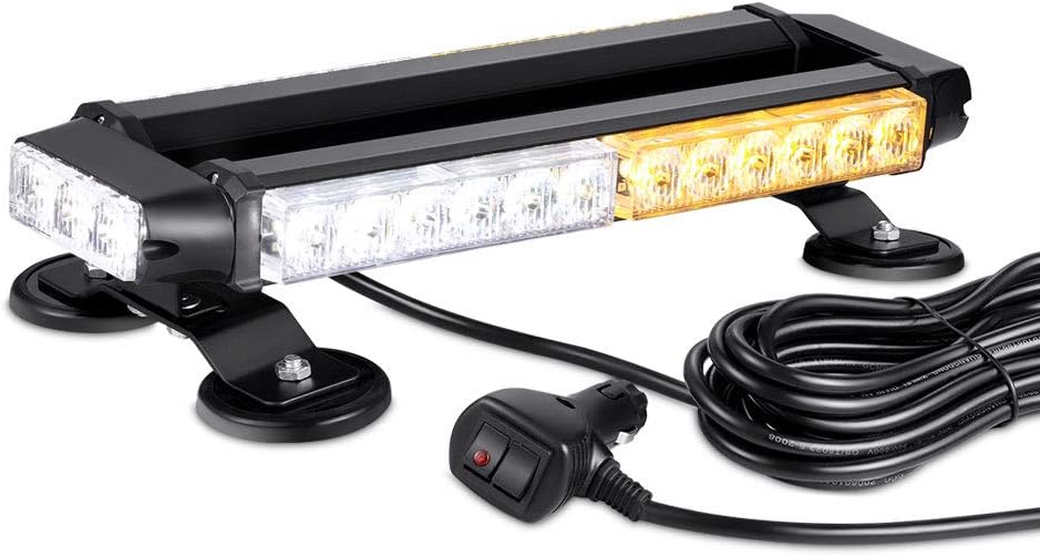 Red White LED Emergency Strobe Light Bar M8521