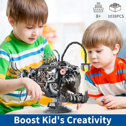 1038PCS Mechanical Fish Building Sets L243