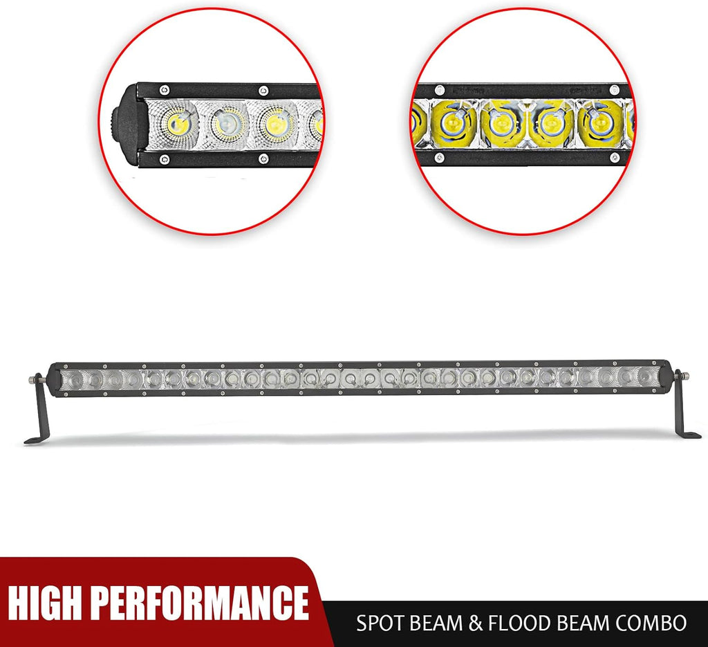 32'' 150W LED Light Bar Hidden Bumper Mount Bracket P139607
