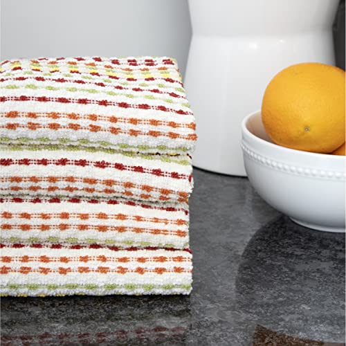 Red-Green 4 Towel Set H39001