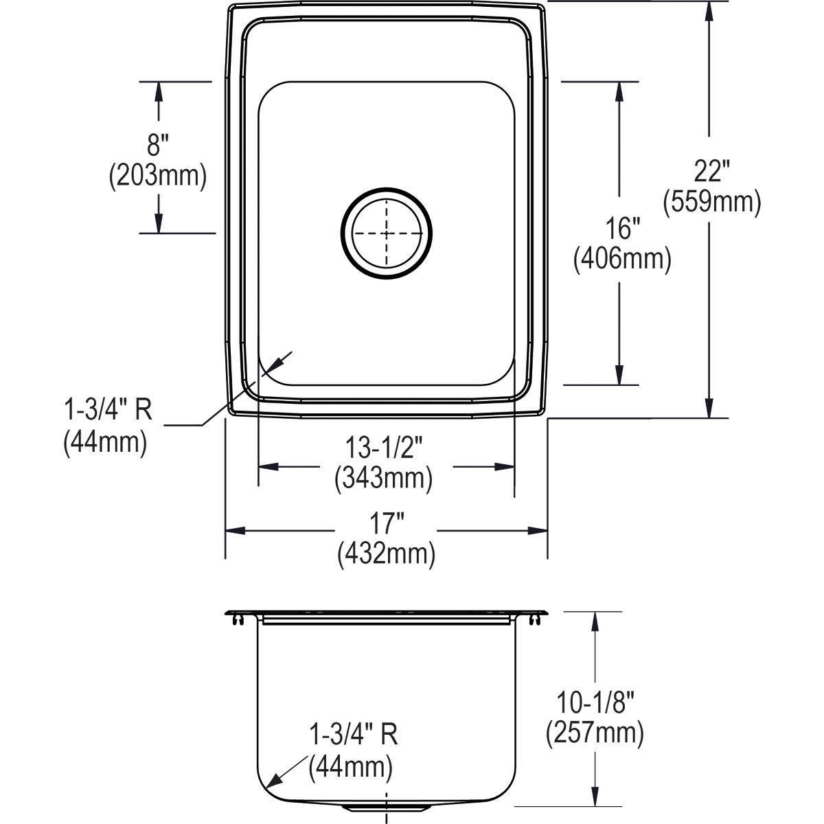 Stainless Steel Kitchen Sink D425307