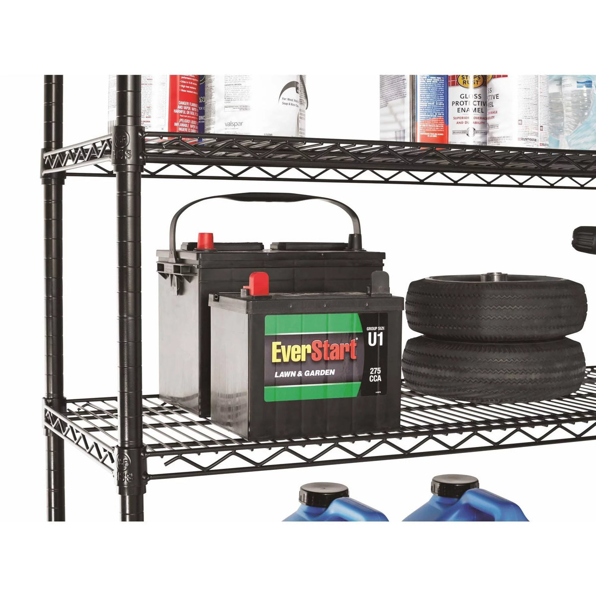 Black 5-Tier Wire Shelf I5120