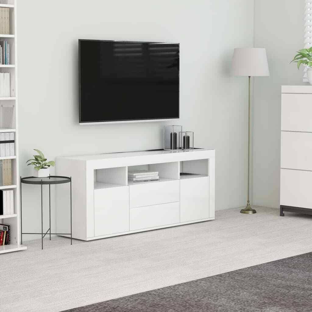 White TV Cabinet Chipboard S590315