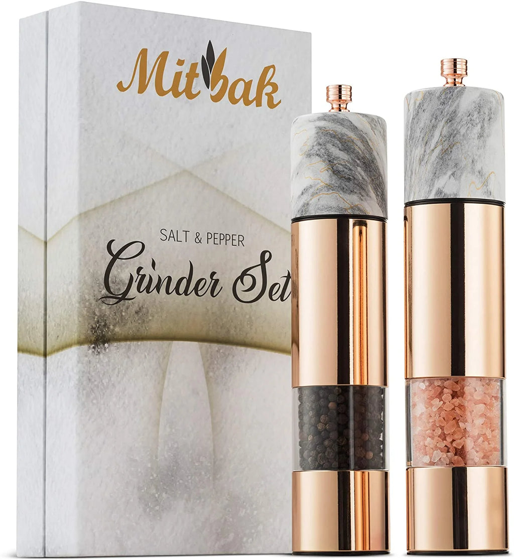 Salt and Pepper Grinder Set with Ceramic Mechanism X191386