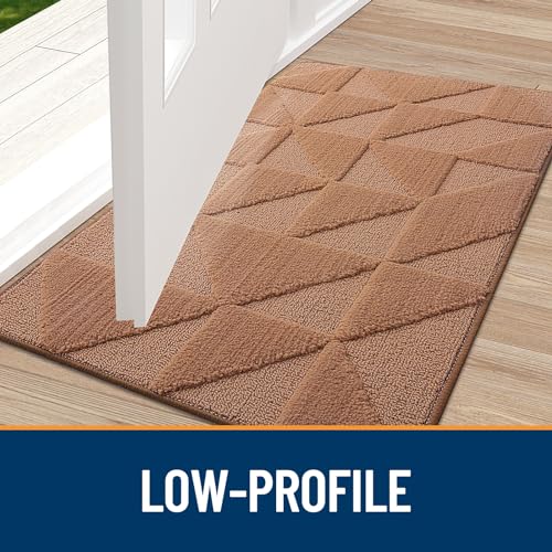 Non-Slip Absorbent Washable Door Mat (59x36 inches, Black) Y49739