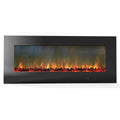 Black 56 in. Wall-Mount Electric Fireplace M14035
