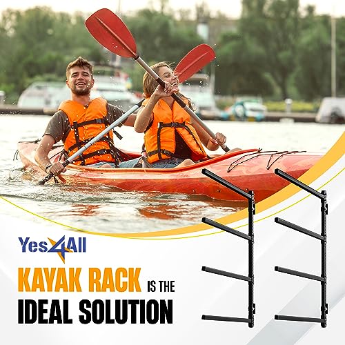 Kayak Wall Mount Rack 400lbs 4 Adjustable Levels O585