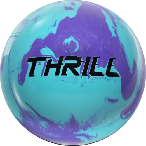 Sky Blue Solid with Purple Pearl Hybrid Bowling Ball E8801