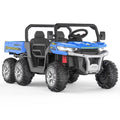 Remote Control Electric UTV, 2 Seater, 6 Wheels Ride On Dump Truck, Blue Z52035