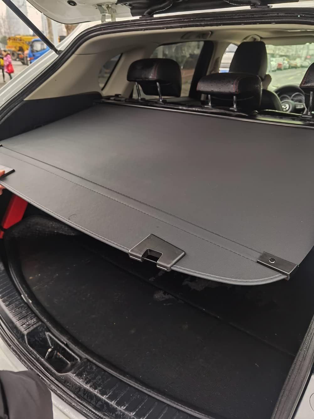 Black Retractable SUV Cargo Cover Pack of 2 C285
