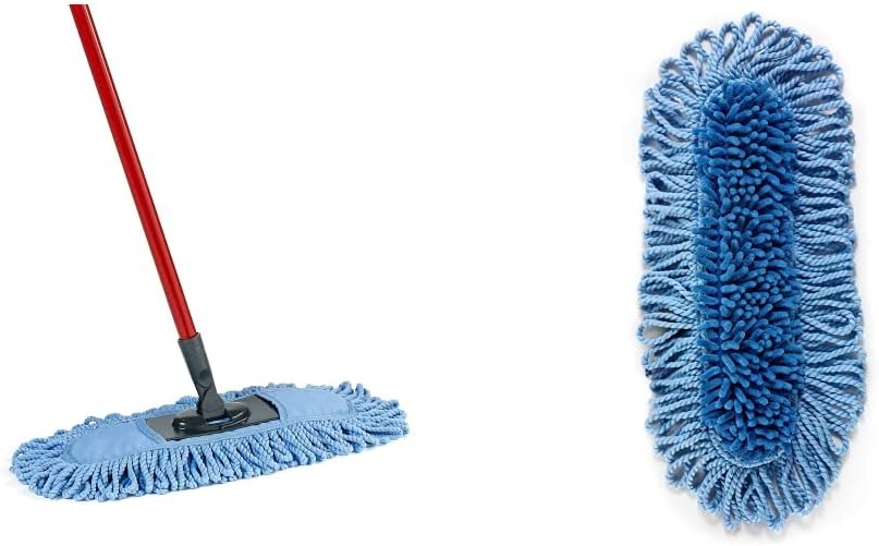 Dual-Action Microfiber Sweeper Dust Mop & Dust Mop Refill K87717