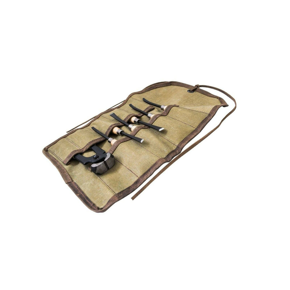 Waxed Canvas Tool Roll H7237