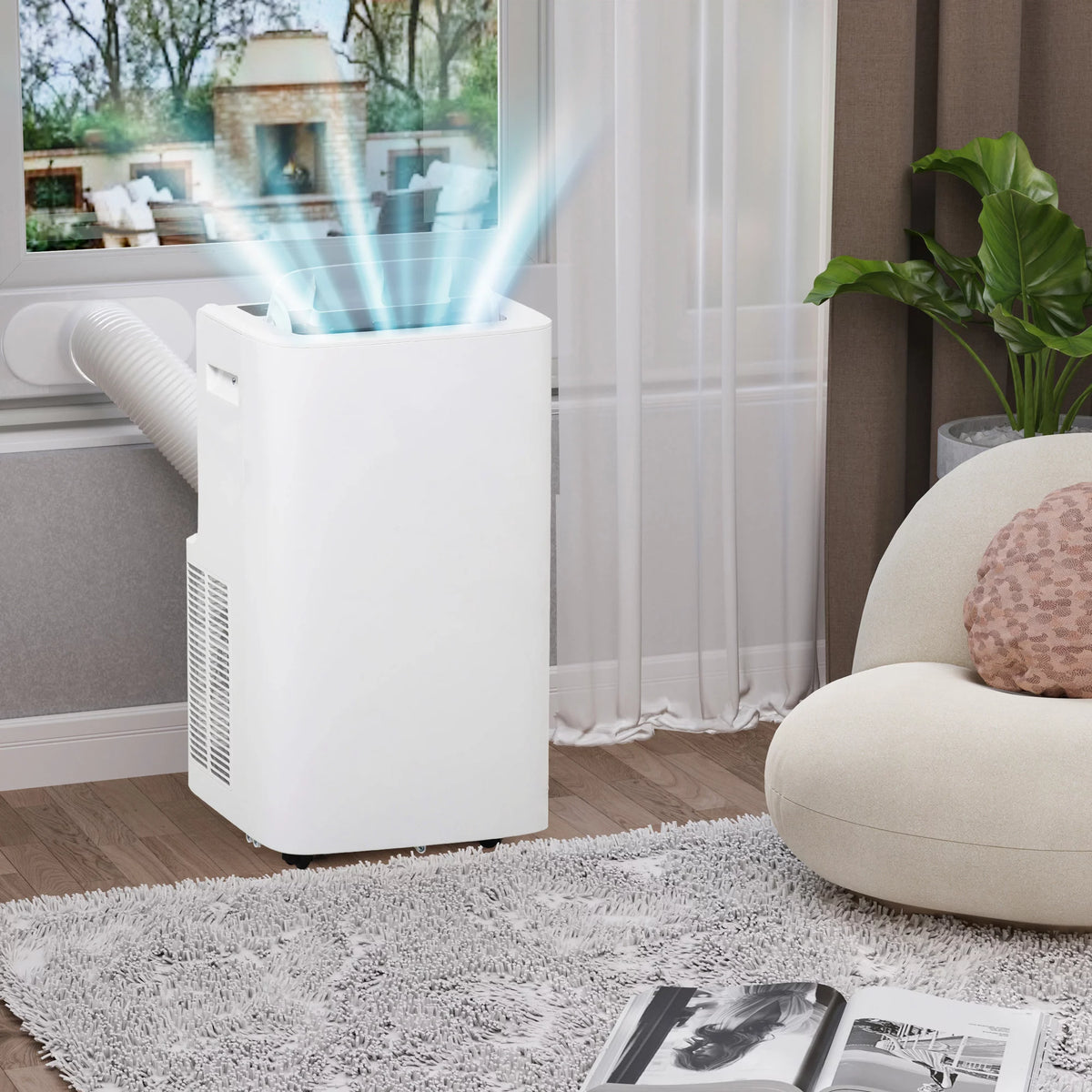 12000 BTU White Portable Air Conditioner P2022