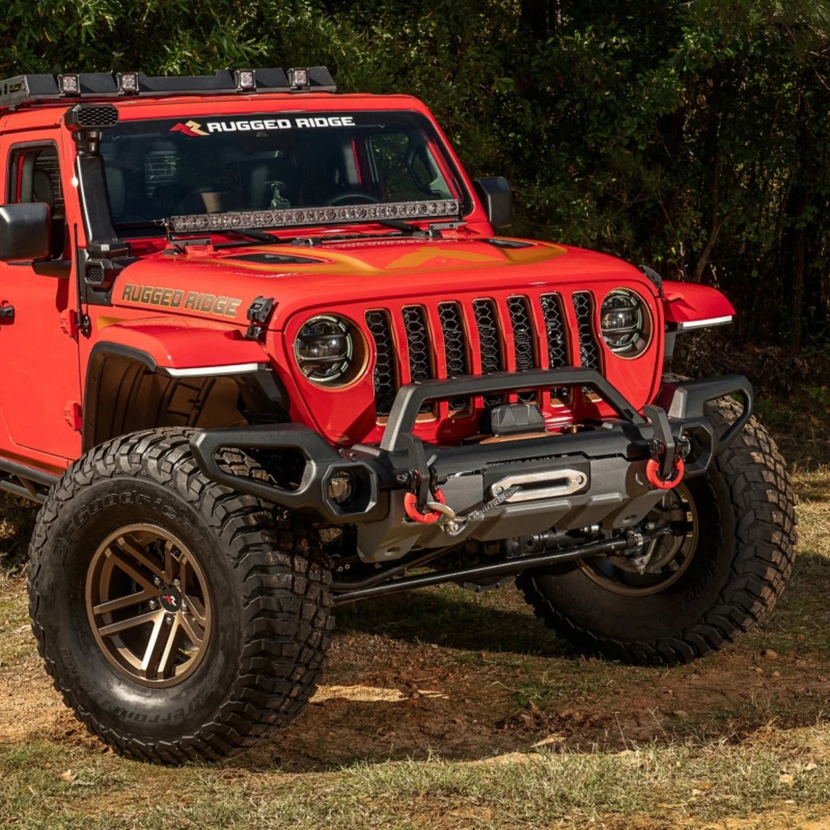 Venator Front Bumper with Overrider and Winch Tray I11770