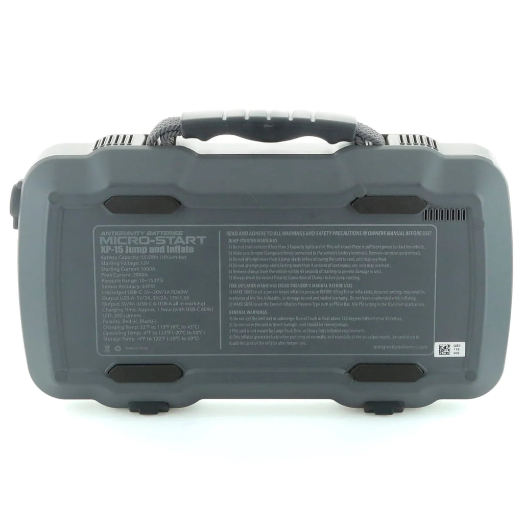 Lithium Portable Jump-Starter with Air Compressor U39880