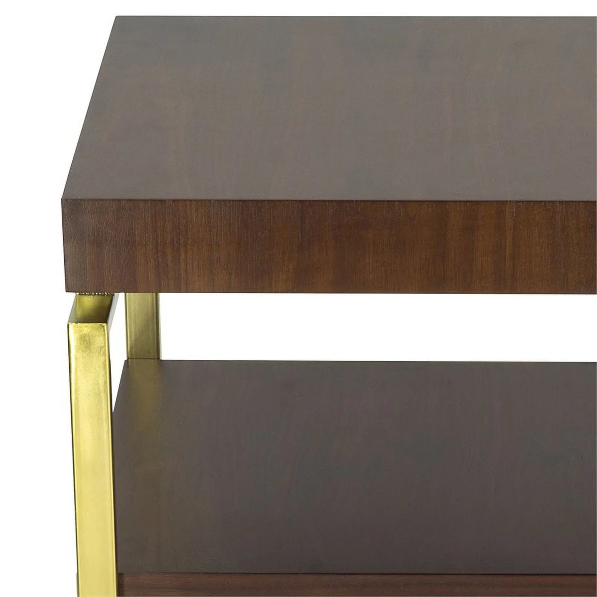 Chairside Table Rich Nut Brown D172