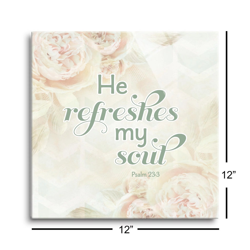 Glass Wall Hanging Sign S12924