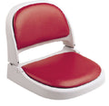 Red Vinyl Seat with Gray Frame H3147