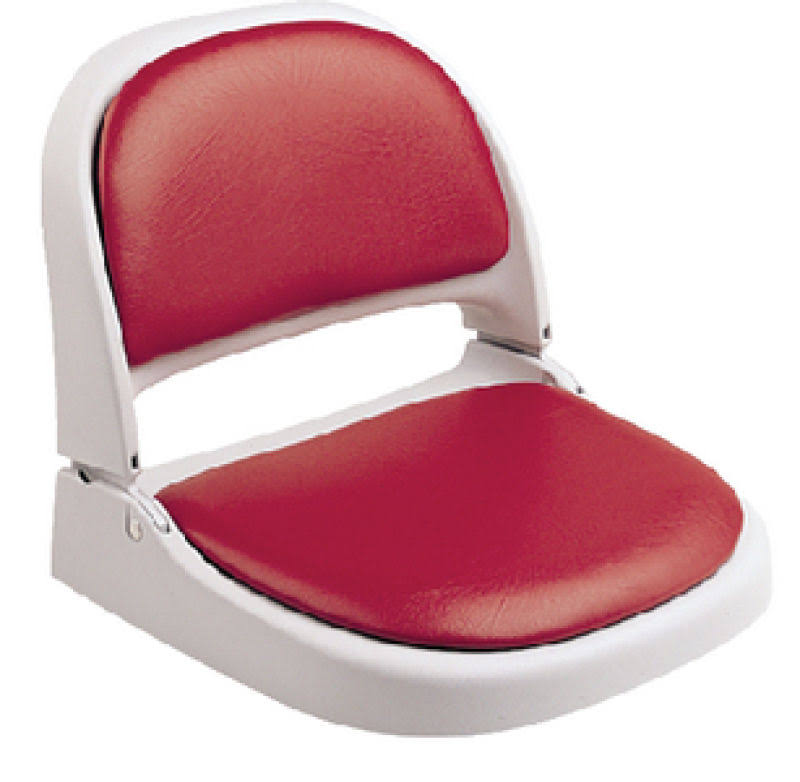 Red Vinyl Seat with Gray Frame H3147