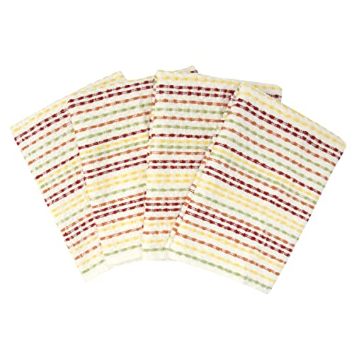 Red-Green 4 Towel Set H39001