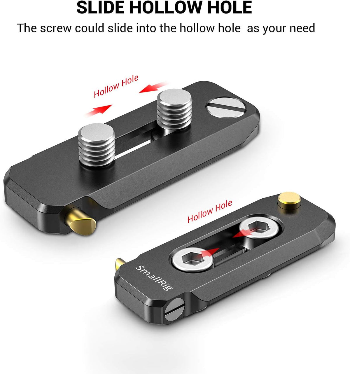 Universal Low-Profile Quick Release NATO Rail 50mm with 1/4'' Screws H2843