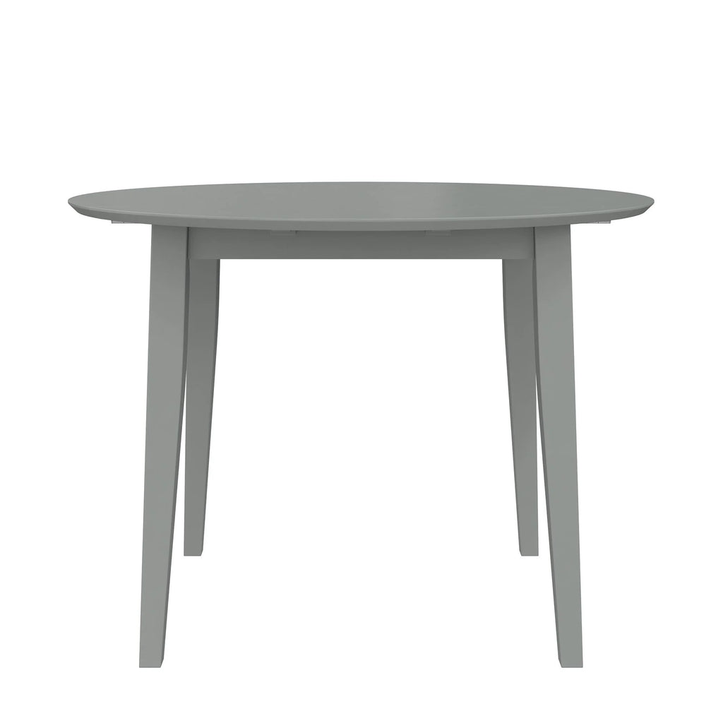 3-Piece Wood Dining Set with Double Drop Leaf Gray I4154