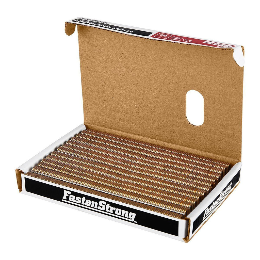 18 GA 1/2 in. Galvanized Staples, 2500 Piece W589411