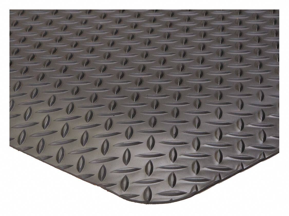Antifatigue Mat, Black, 2 Ft. x 3 Ft. N17108
