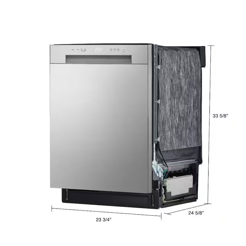 Front Control Dishwasher with Stainless Steel Tub K621