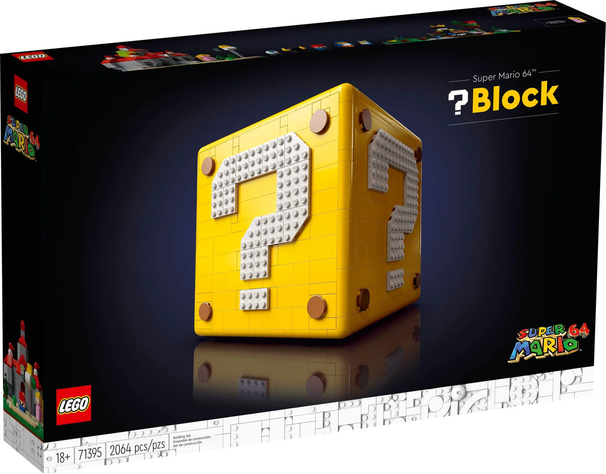 Super Mario 64 Question Mark Block 3D Model Set F539