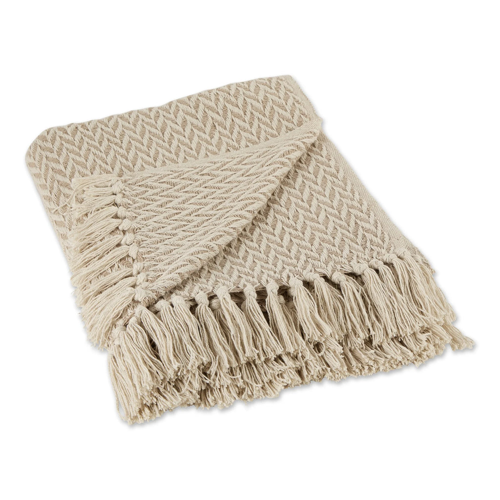 Cotton Throw 50x60 with 2.5-inch fringe K395