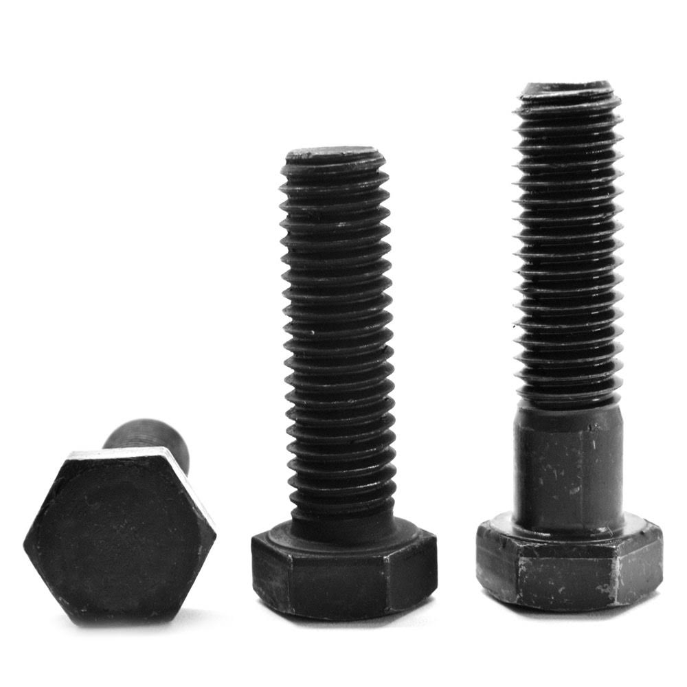 Hex Cap Screw Grade 5 Medium Carbon Steel Black Oxide B52894