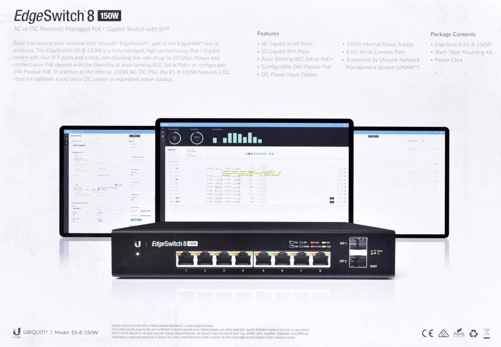 EdgeSwitch 8 150W I334839