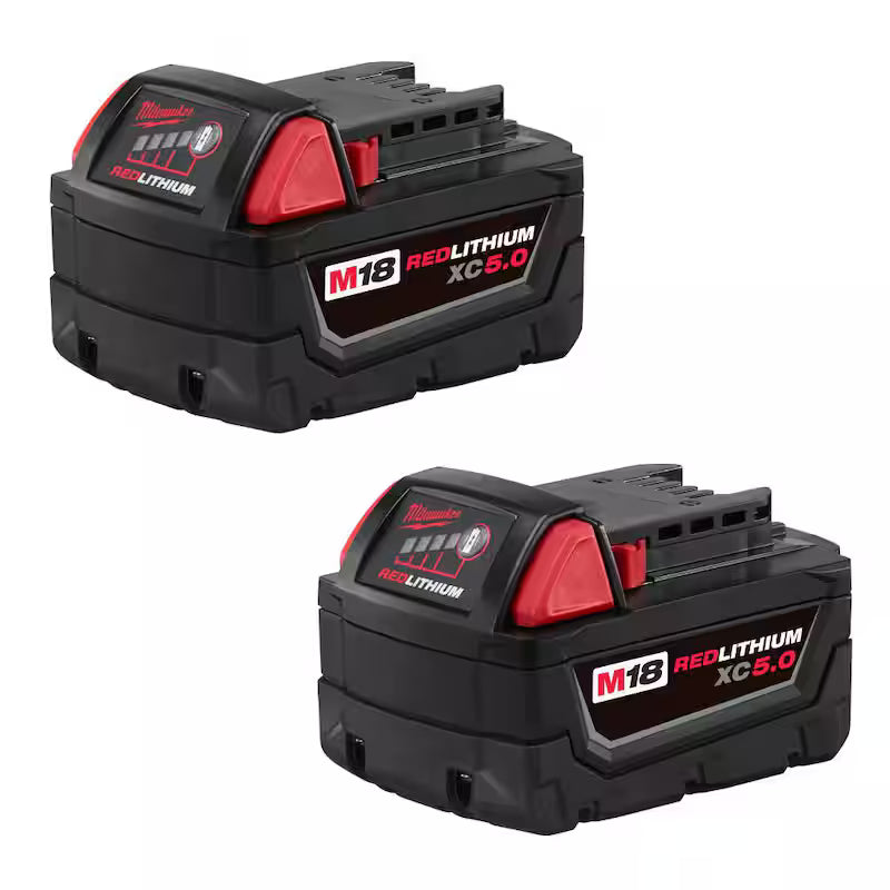 18-Volt Lithium-Ion 5.0 Ah Battery Pack 2-Pack C142634