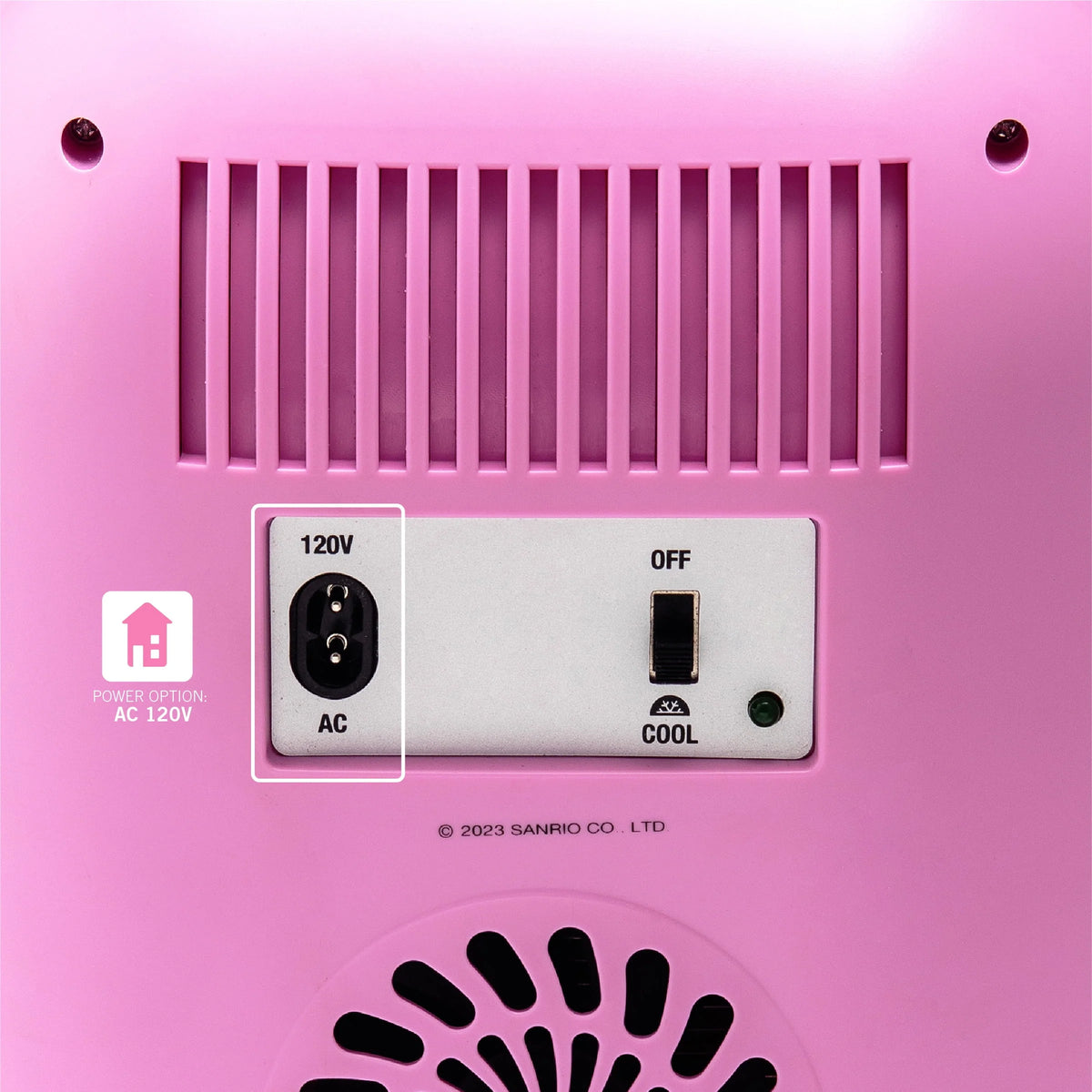 Pink Mini Fridge 7L with Light Up Mirror O178
