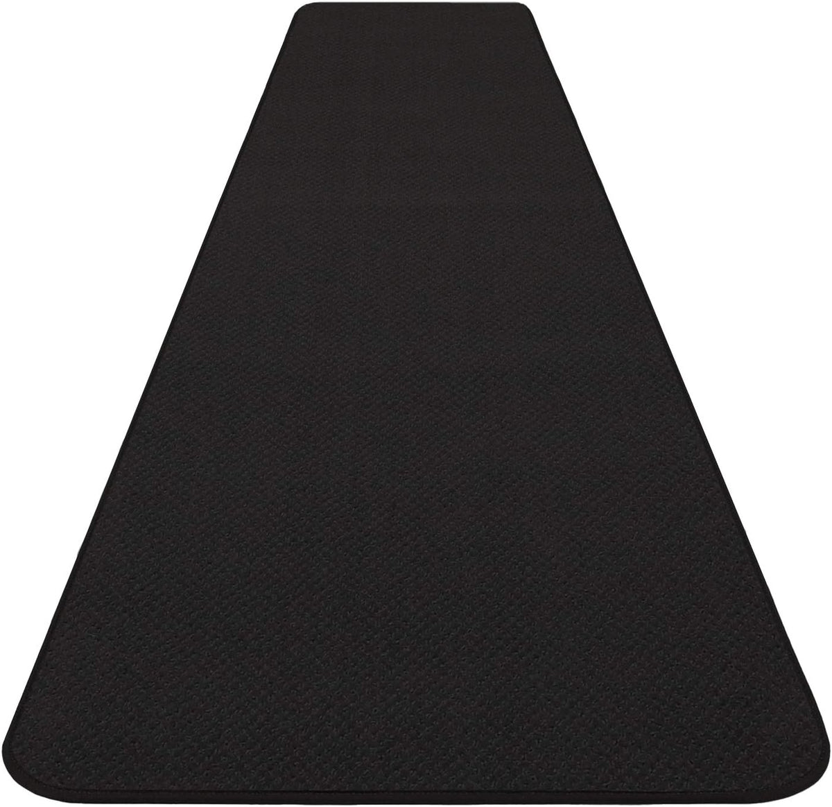 Black 12 Feet X 27 Inches Skid-Resistant Carpet Runner X157073