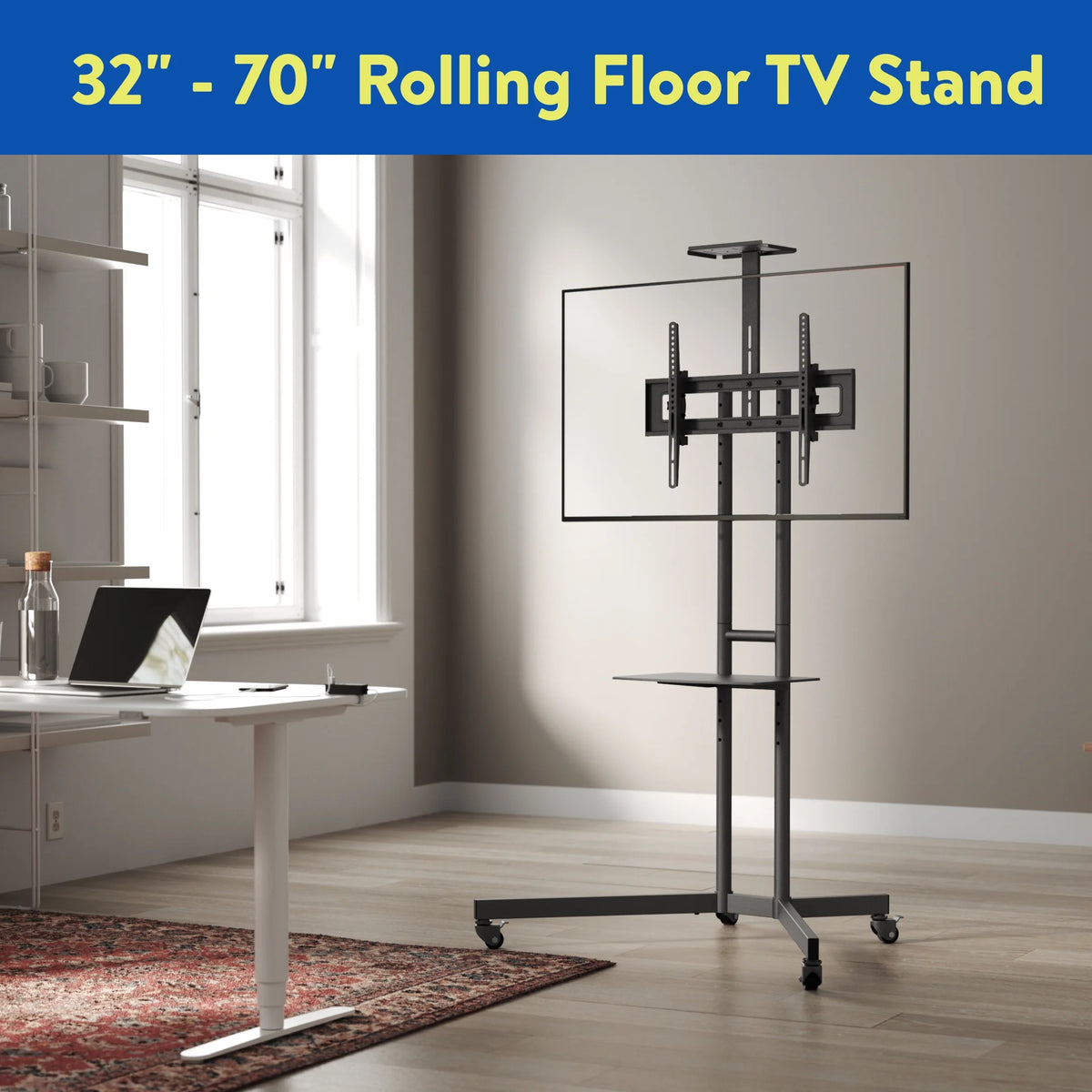Rolling Floor TV Stand 32"-70" X39409