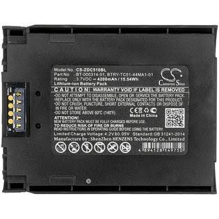 Battery for Zebra TC51 TC510 TC56 TC57 C269277