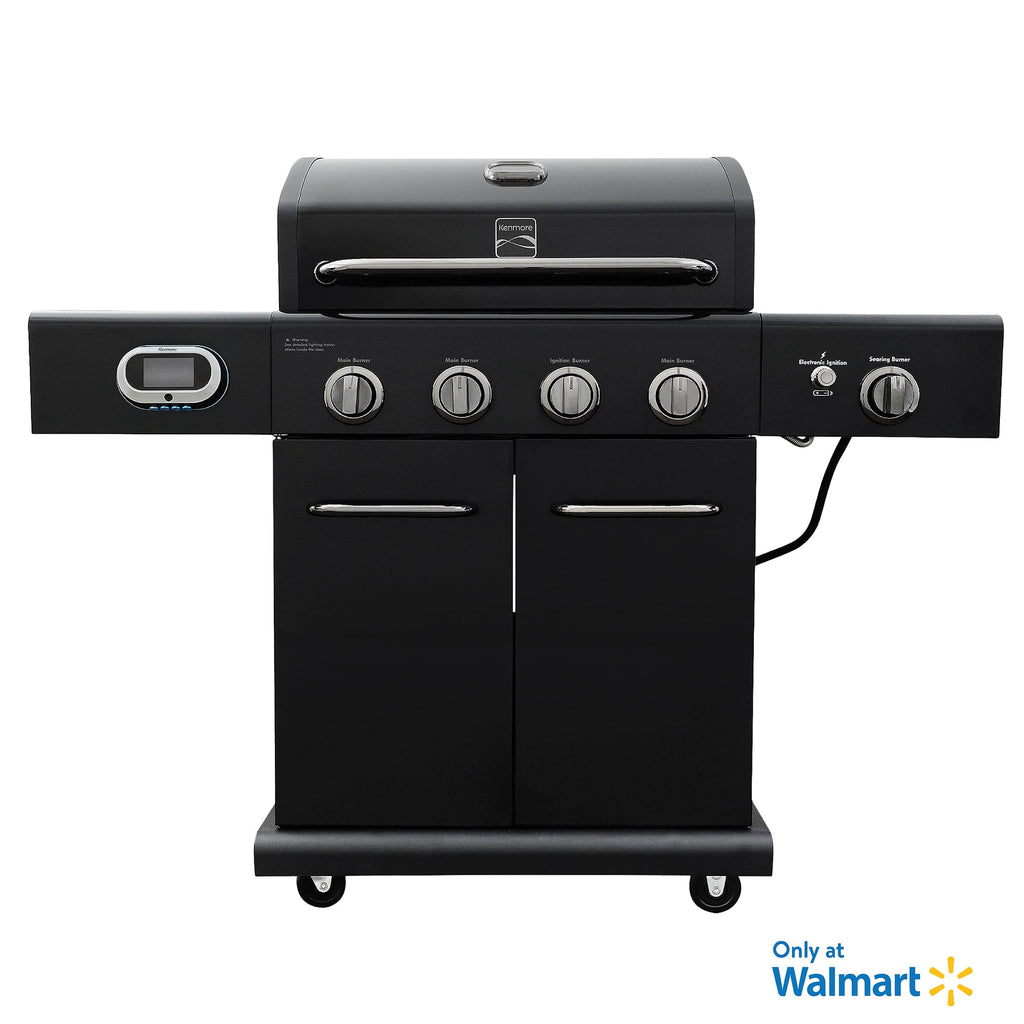 4-Burner Gas Grill with Side Burner W582