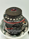 1080P 2MP 180 Degree Wired Coax Fisheye Dome Camera Z403